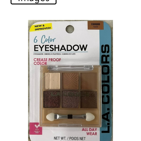 L.A.Colors 6 color Eyeshadow Palette Lucky, Haute and 12 color Traditional. - Picture 8 of 11